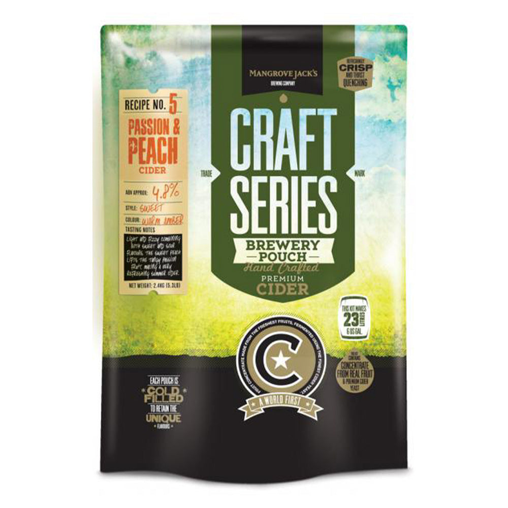 MANGROVE JACK'S Peach & Passionfruit Cider 2.4Kg