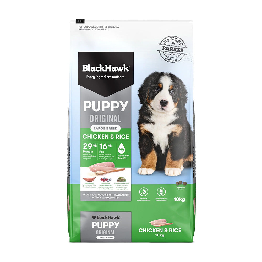 BLACK HAWK Original Puppy Large Breed Chicken & Rice