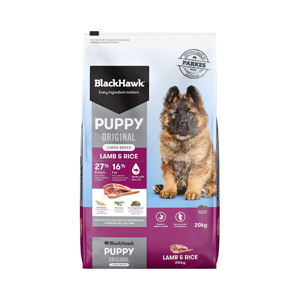 BLACK HAWK Original Puppy Large Breed Lamb & Rice
