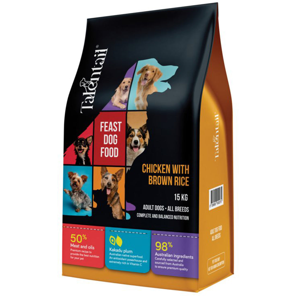 TALENTAIL Adult Dog Food Chicken with Brown Rice