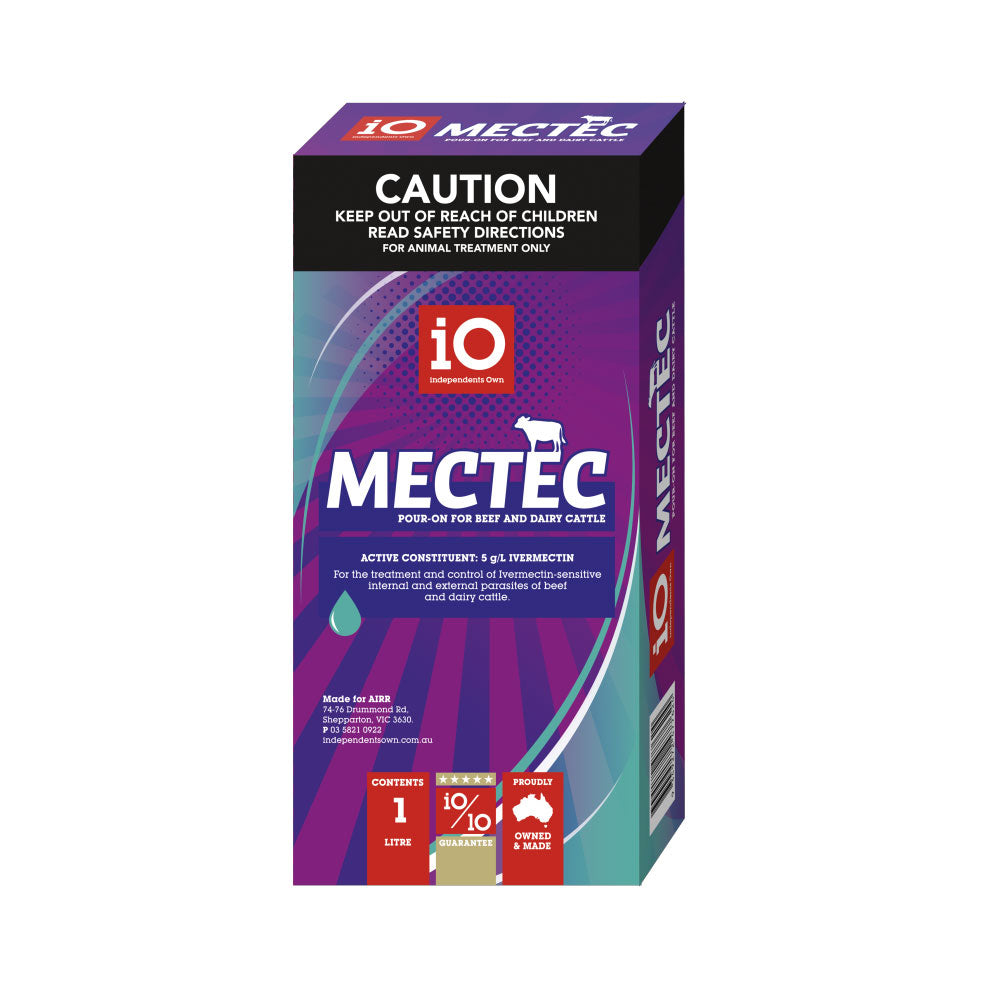 iO Mectec Pour-On for Beef and Dairy Cattle