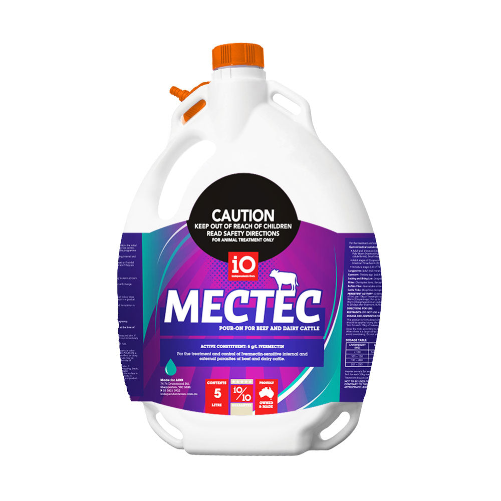 iO Mectec Pour-On for Beef and Dairy Cattle