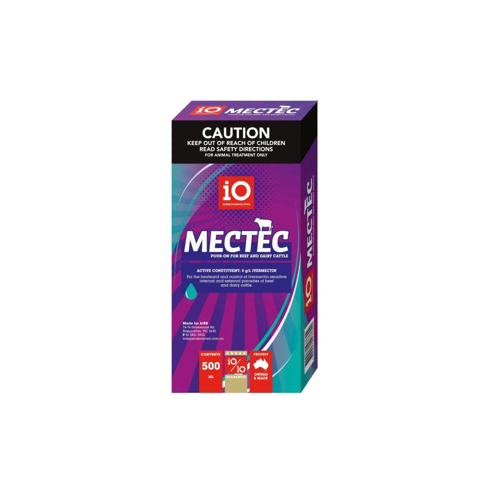 iO Mectec Pour-On for Beef and Dairy Cattle