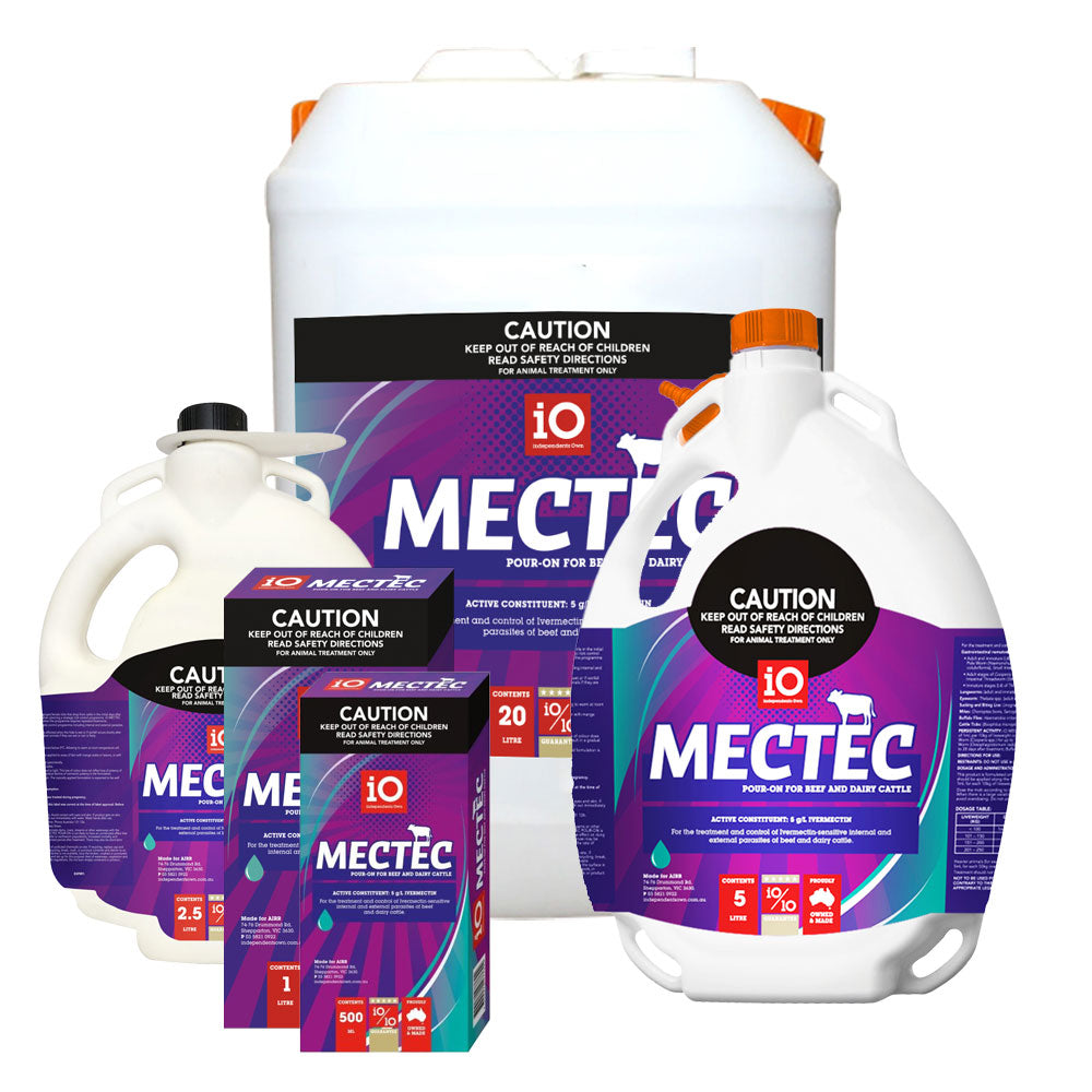 iO Mectec Pour-On for Beef and Dairy Cattle