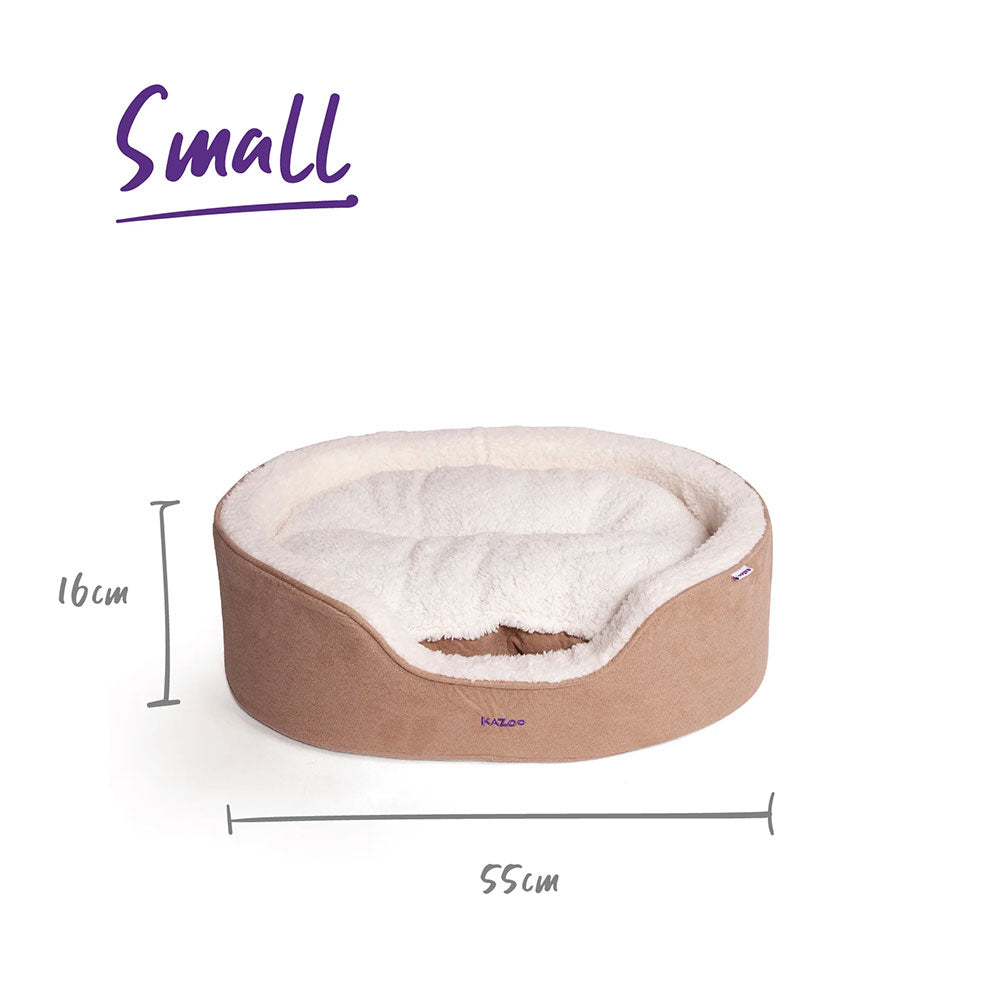 KAZOO Manhattan Bed - Coffee & White