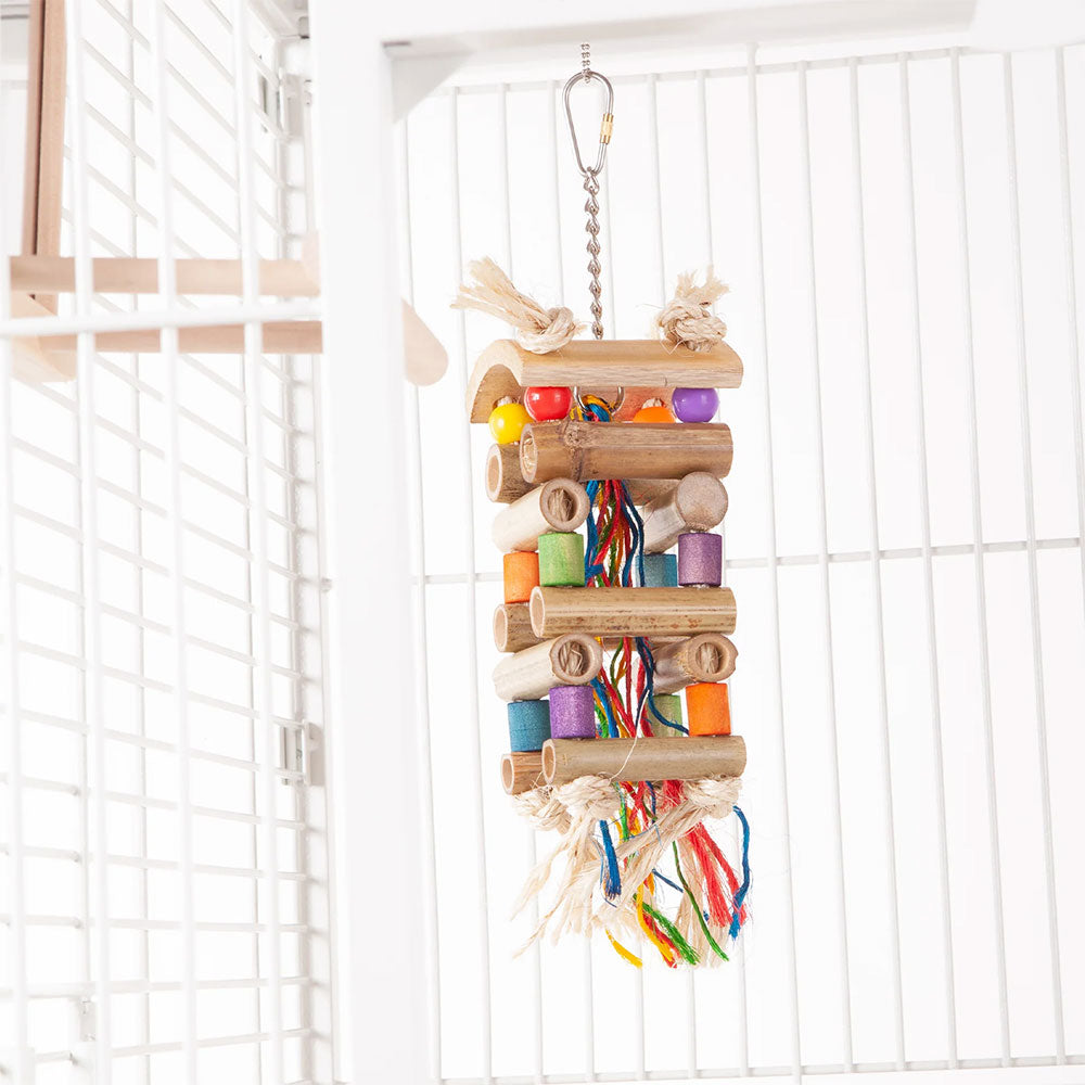 KAZOO Tower Toy with Sisal & Beads