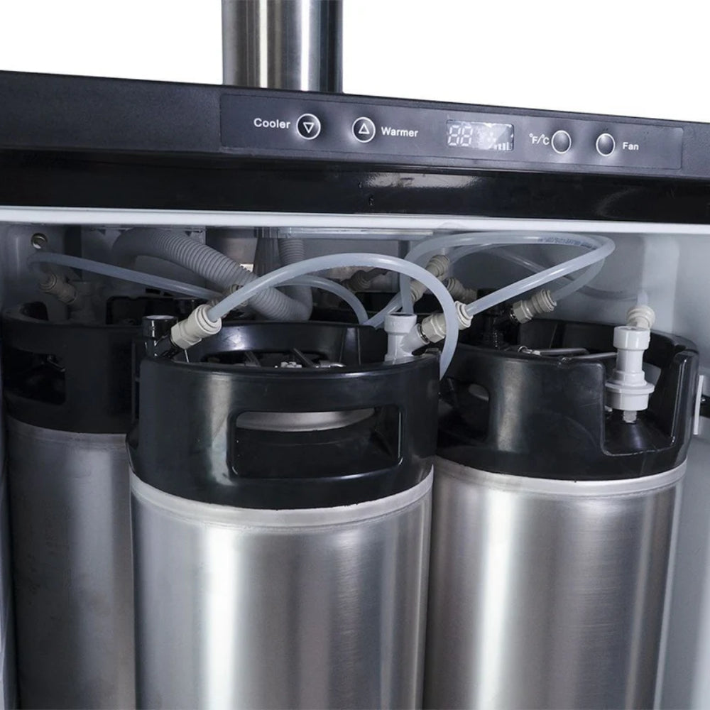 KEGMASTER Kegerator XL Premium Double Tap