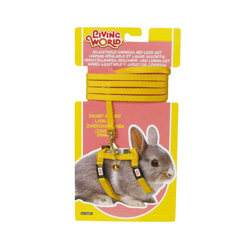 LIVING WORLD Dwarf Rabbit Harness & Lead Set