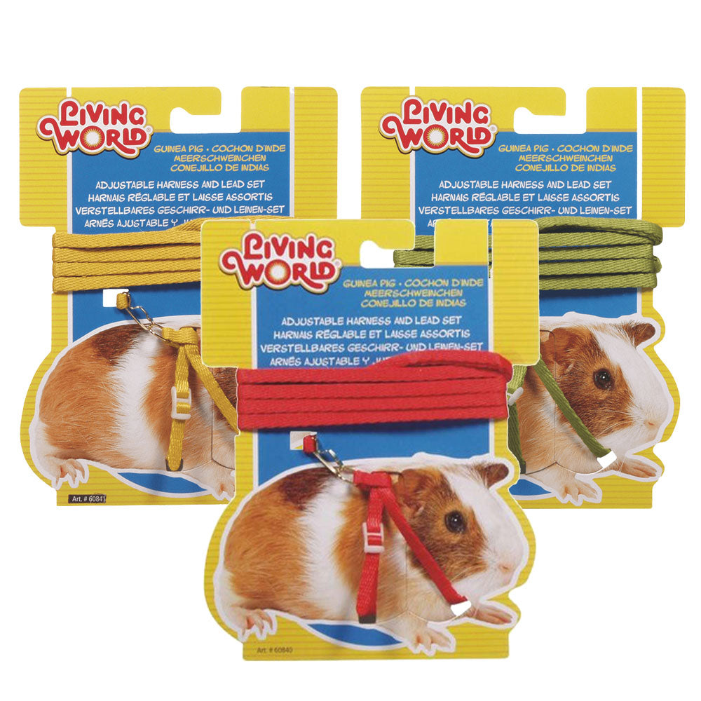 LIVING WORLD Guinea Pig Harness & Lead Set