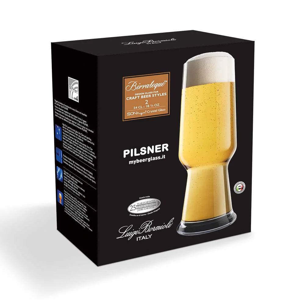 LUIGI BORMIOLI Birrateque Pilsner 540ml 2 pack