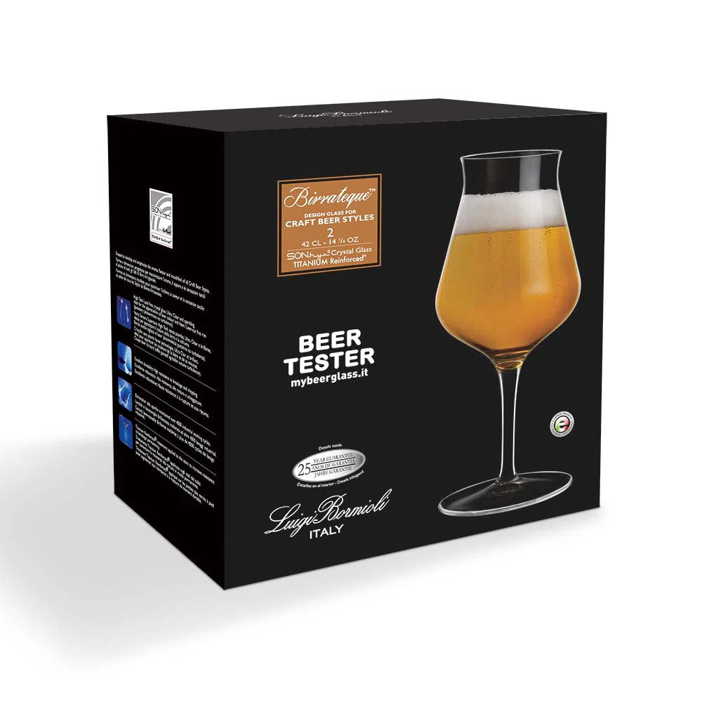 LUIGI BORMIOLI Birrateque Tester 420ml 2 pack