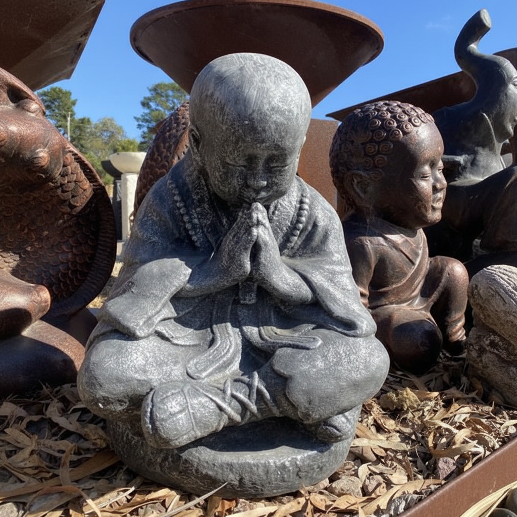 Monk Buddha Square Original