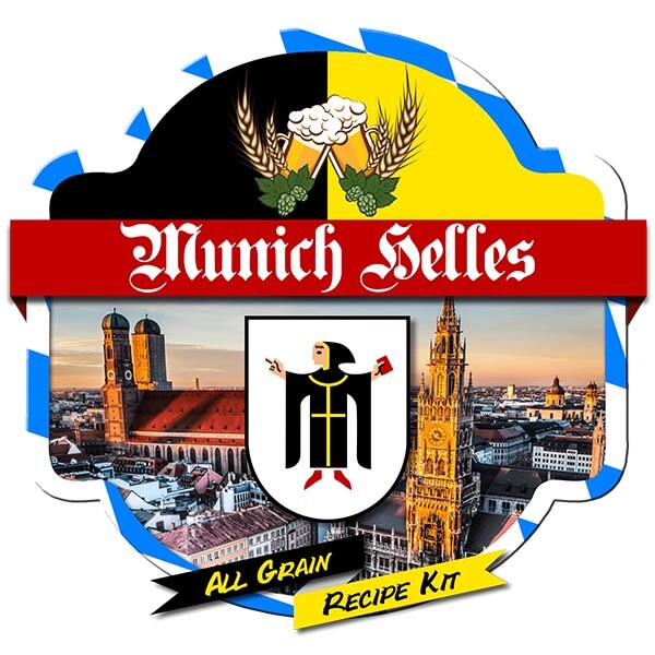 Munich Helles All Grain Recipe Kit Suits Grainfather Home Brew Beer