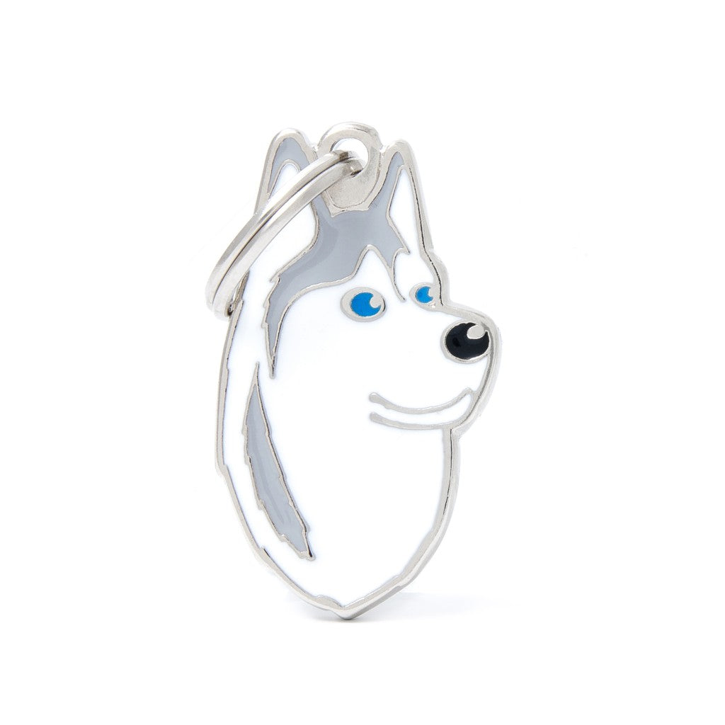MY FAMILY Friends Siberian Husky ID Tag