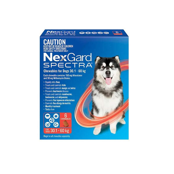NEXGARD SPECTRA For Dogs - 30.1 to 60kg