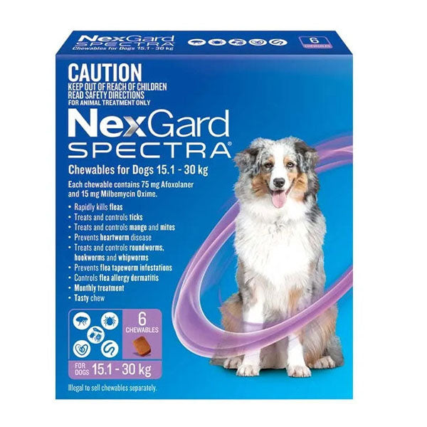 NEXGARD SPECTRA For Dogs - 15.1 to 30kg