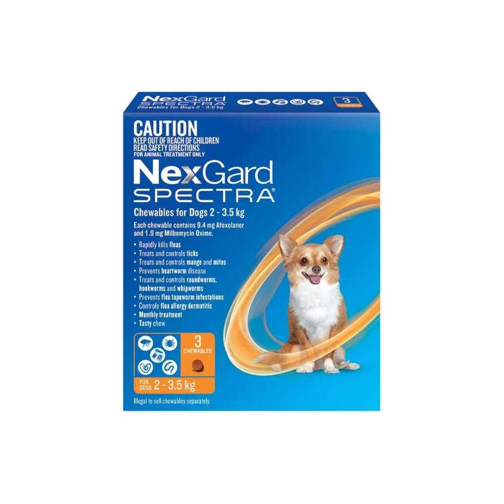 NEXGARD SPECTRA For Dogs - 2 to 3.5kg
