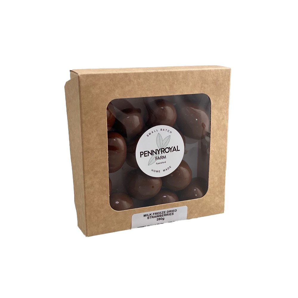 PENNYROYAL FARM Milk Chocolate Freeze-Dried Strawberries