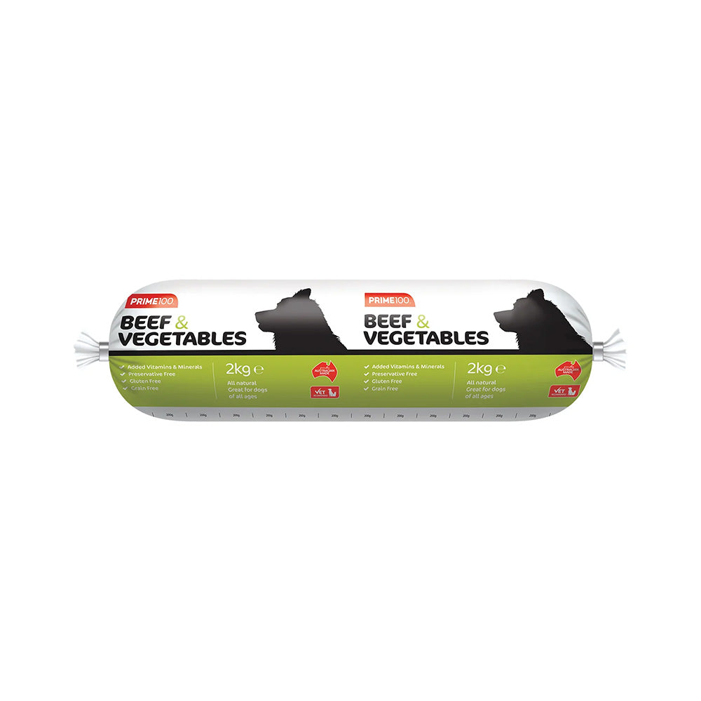 PRIME100 Cooked Roll Beef & Vegetable