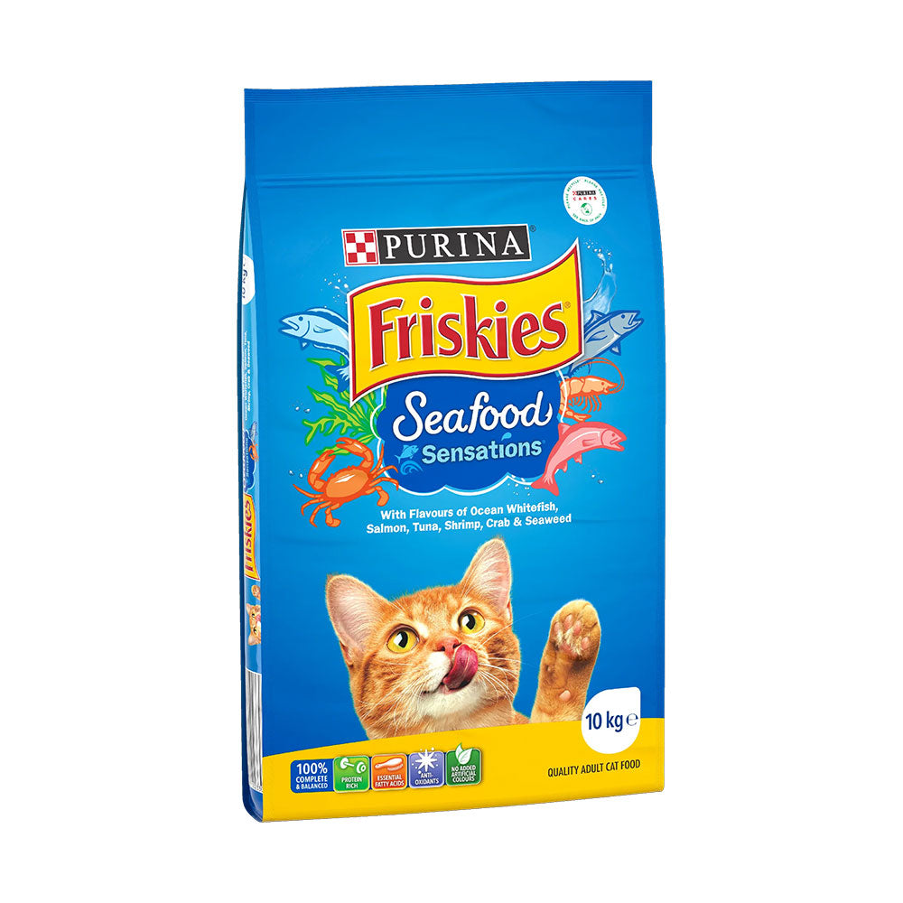 PURINA FRISKIES Adult Seafood Sensations Dry Cat Food