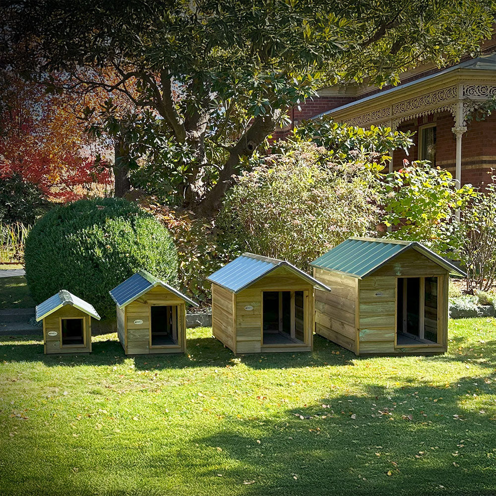 STEEL CHIEF Timber Dog Kennel (Gable Roof)