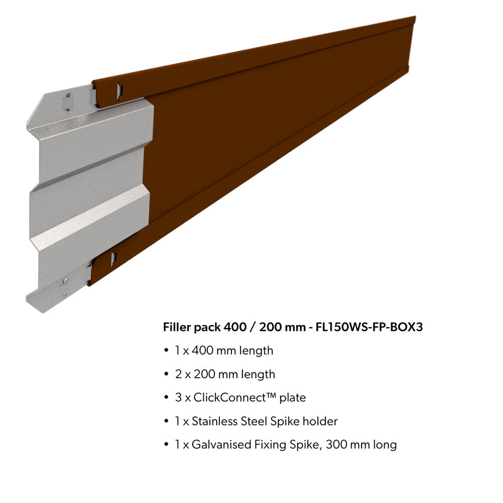 STRAIGHTCURVE Rigid ClickConnect Garden Edging