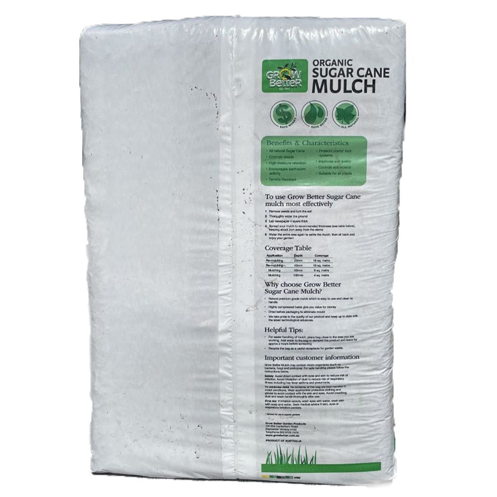 GROW BETTER Sugar Cane Mulch