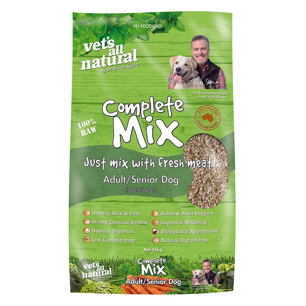 VETS ALL NATURAL Complete Mix For Adult/Senior Dogs