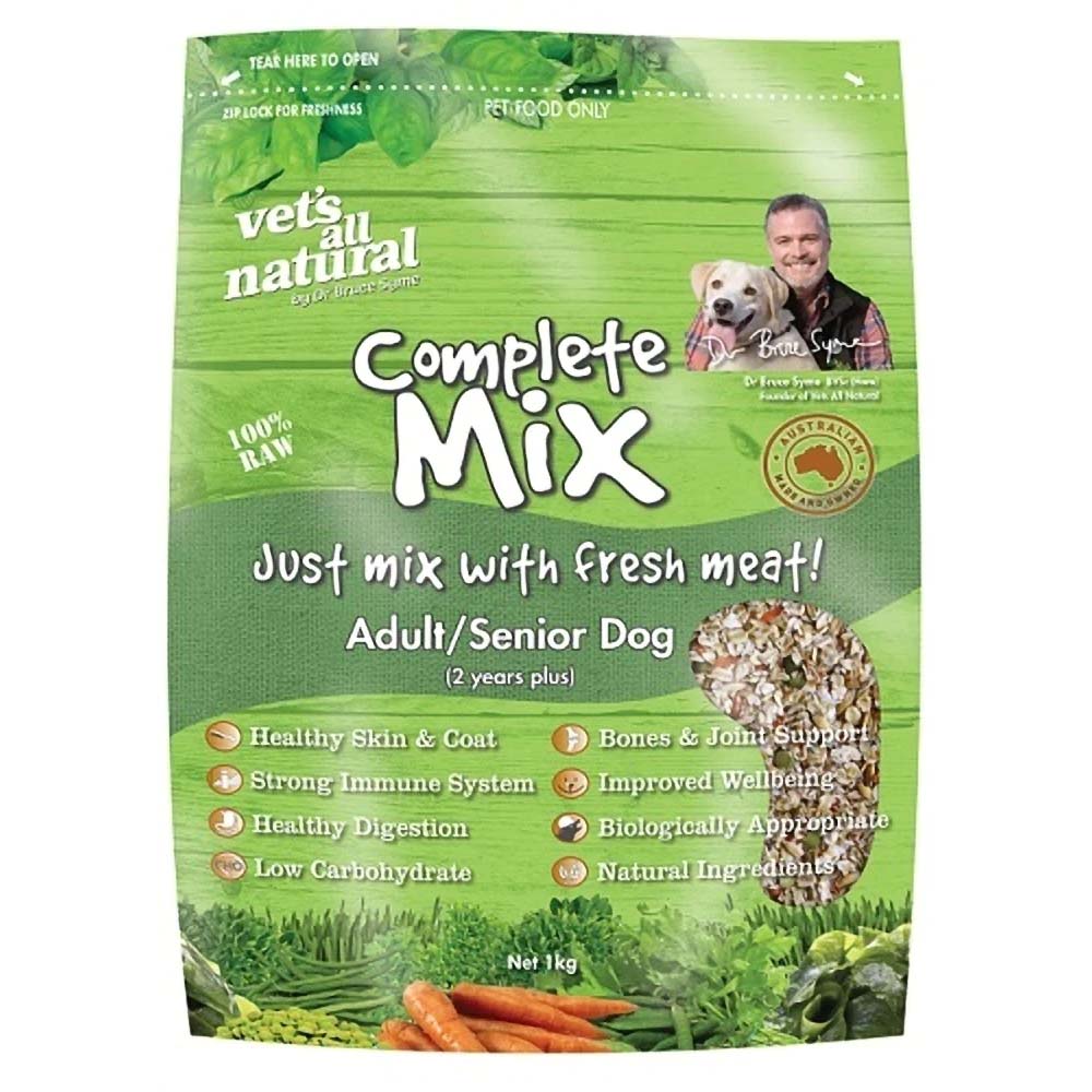 VETS ALL NATURAL Complete Mix For Adult/Senior Dogs