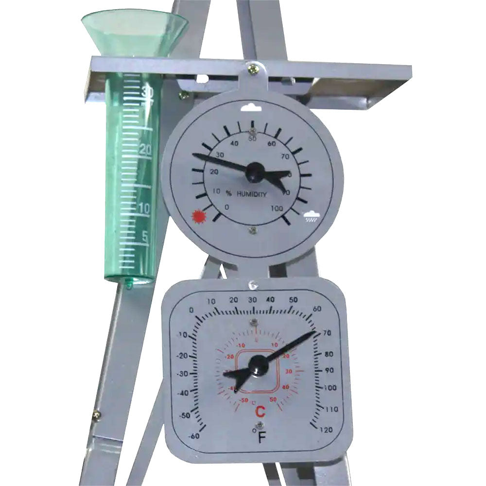 BUILT Windmill with Weather Station Grey 2400mm