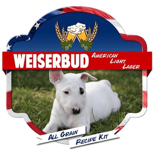 Weiserbud American Light Lager All Grain Recipe Kit Suits Grainfather Home Brew