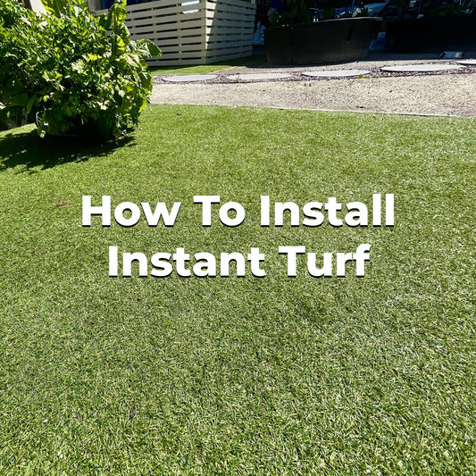 How To Install Instant Turf