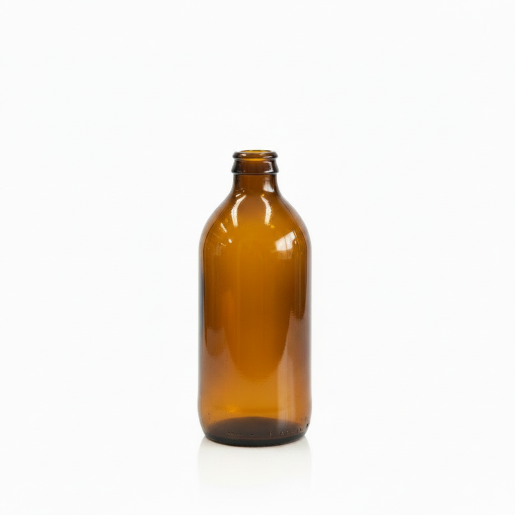 MORGAN'S Glass Amber Crown Top Bottles 330ml 12 Pack