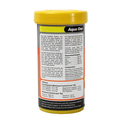 AQUA ONE Goldfish Pellets 2mm
