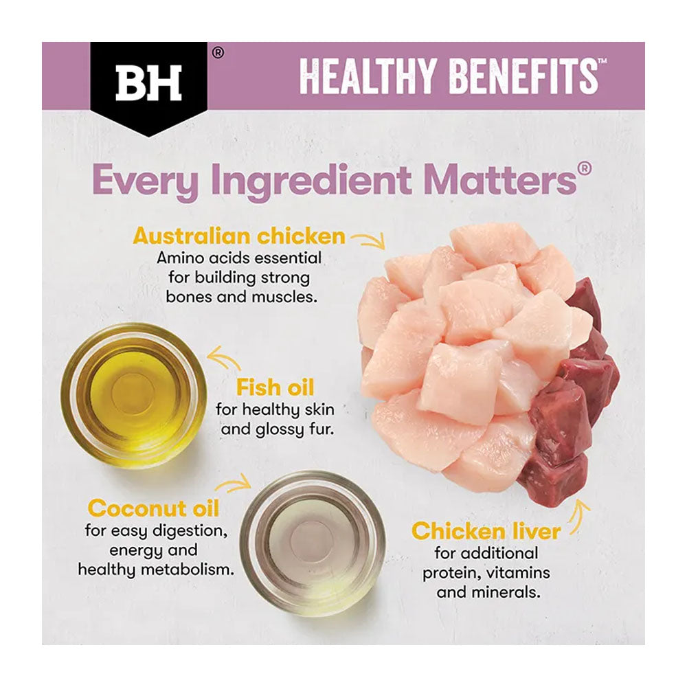 BLACK HAWK Healthy Benefits Hairball Chicken Adult Cat