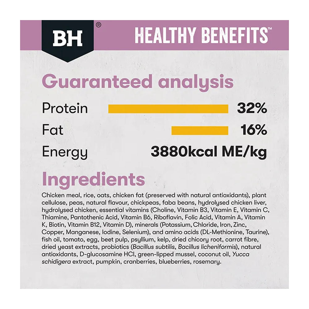 BLACK HAWK Healthy Benefits Hairball Chicken Adult Cat
