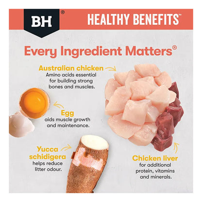 BLACK HAWK Healthy Benefits Indoor Chicken Adult Cat