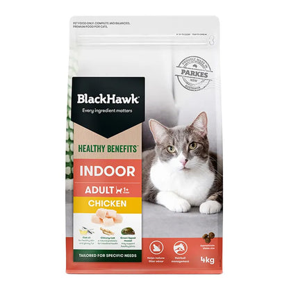 BLACK HAWK Healthy Benefits Indoor Chicken Adult Cat