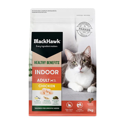 BLACK HAWK Healthy Benefits Indoor Chicken Adult Cat