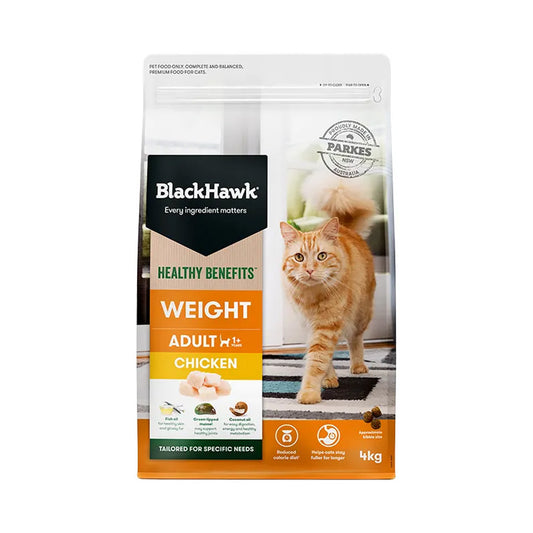 BLACK HAWK Healthy Benefits Weight Chicken Adult Cat