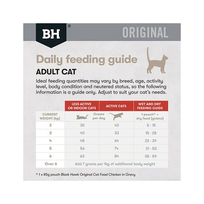 BLACK HAWK Chicken & Kangaroo Original Adult Cat Food