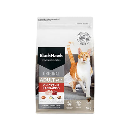 BLACK HAWK Chicken & Kangaroo Original Adult Cat Food