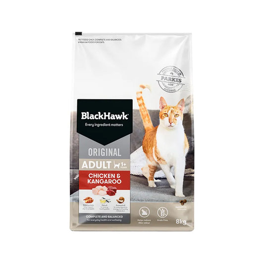 BLACK HAWK Chicken & Kangaroo Original Adult Cat Food