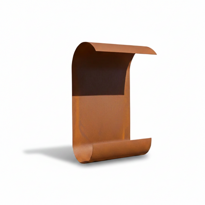 Corten Steel Wall Fireplace