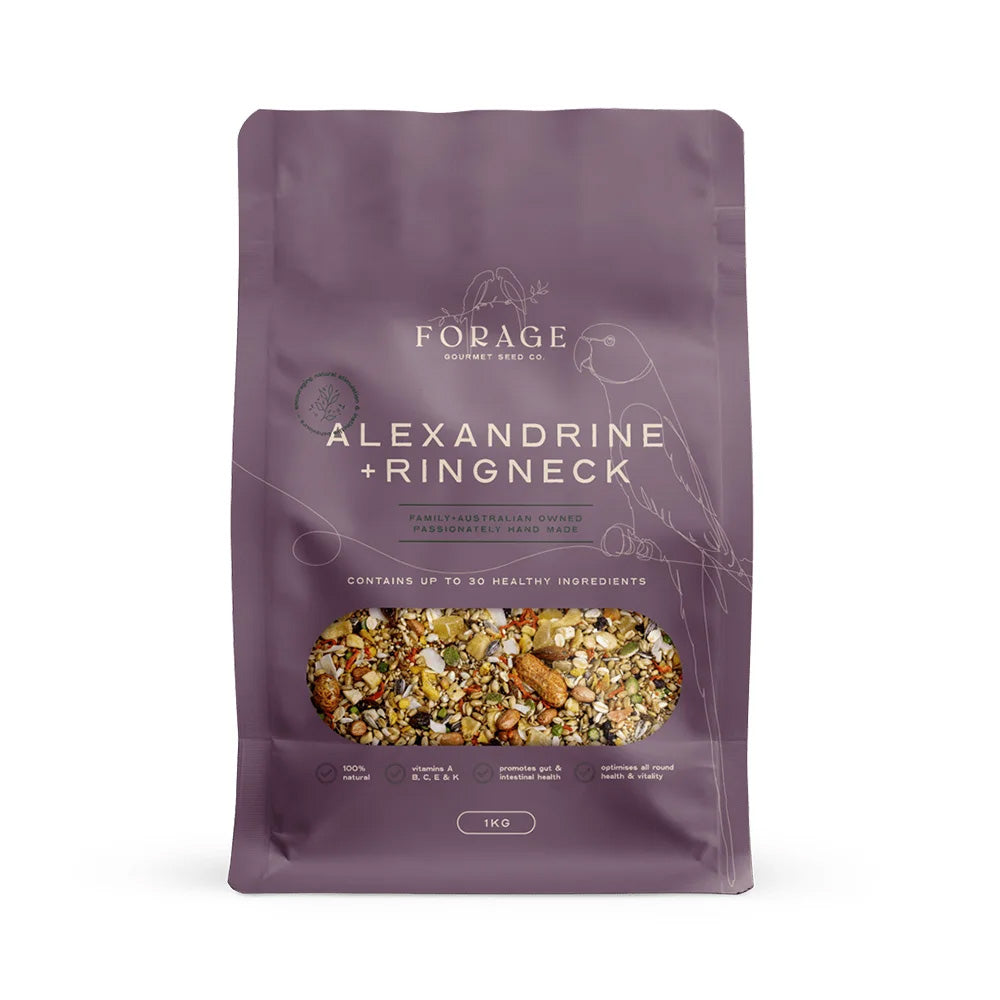 FORAGE GOURMET BIRD SEED Alexandrine & Ringneck