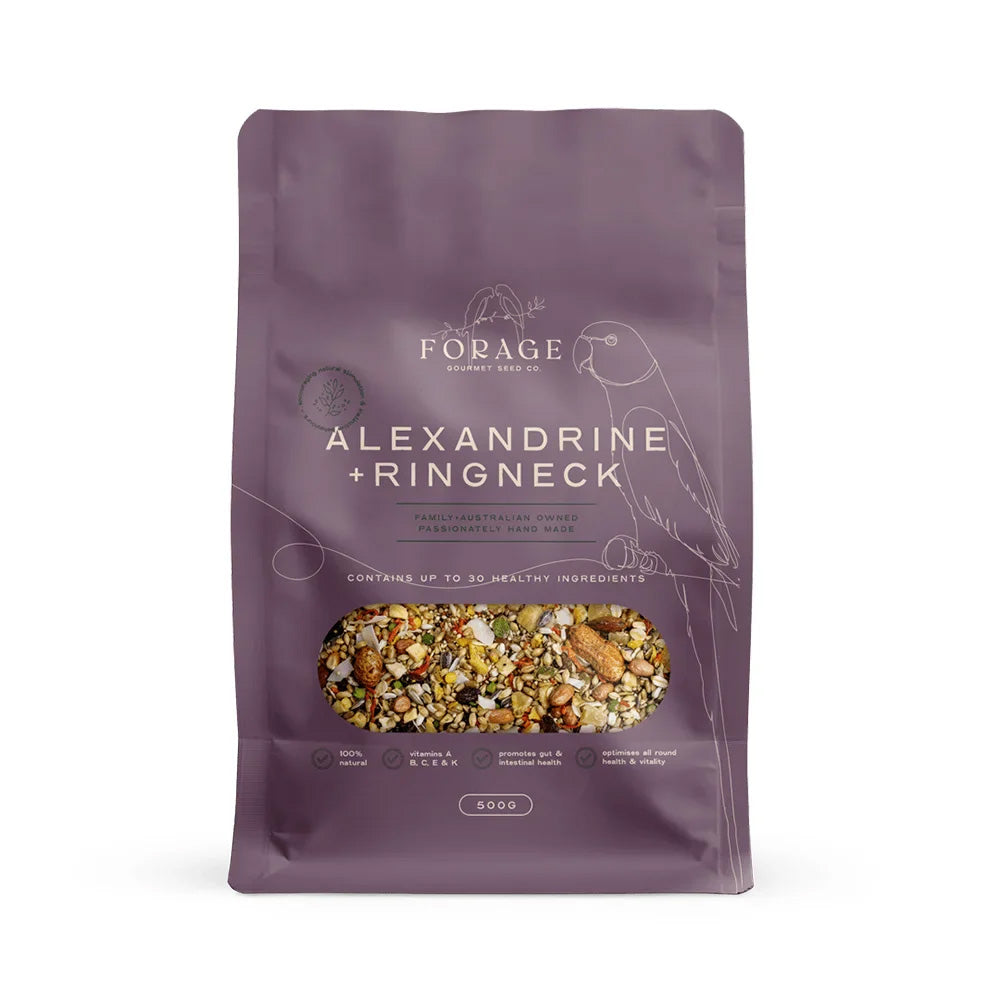 FORAGE GOURMET BIRD SEED Alexandrine & Ringneck