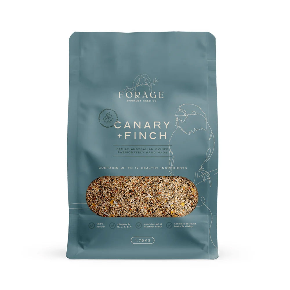 FORAGE GOURMET BIRD SEED Canary & Finch