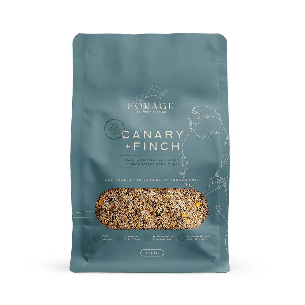 FORAGE GOURMET BIRD SEED Canary & Finch