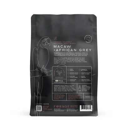 FORAGE GOURMET BIRD SEED Macaw & African Grey