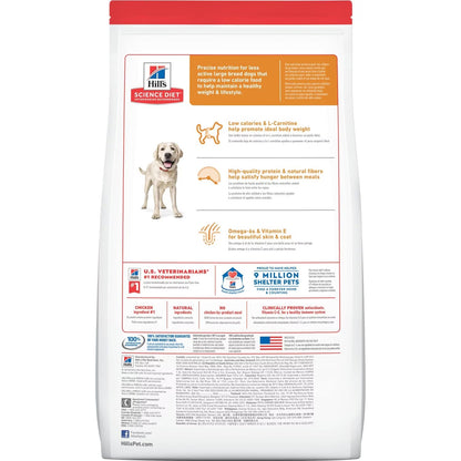 HILL'S Science Diet Adult Large Breed Light Chicken Meal & Barley Dog Food - 12kg